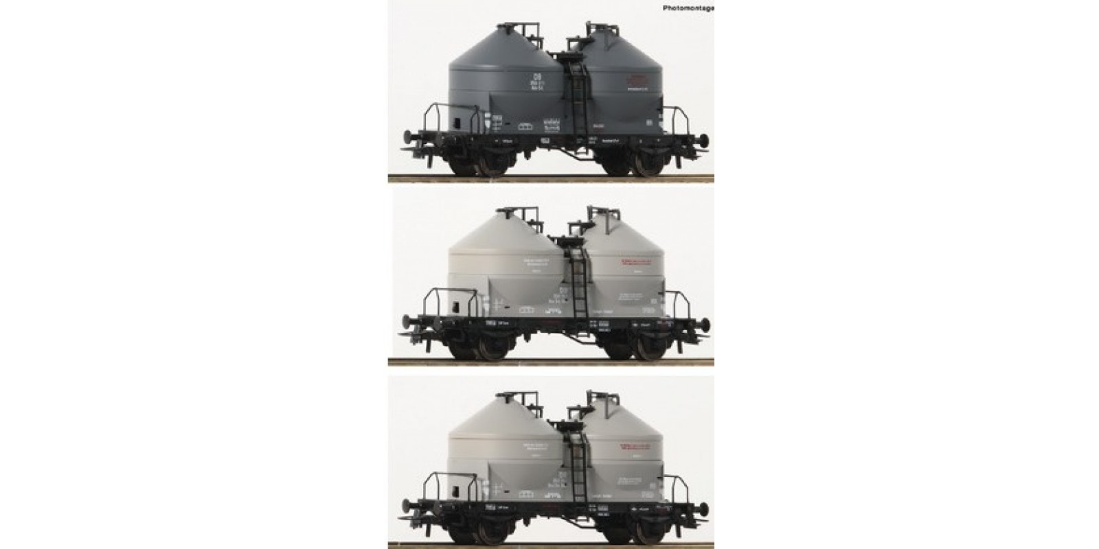 RO76093 - 3 piece set: Silo wagons, DB